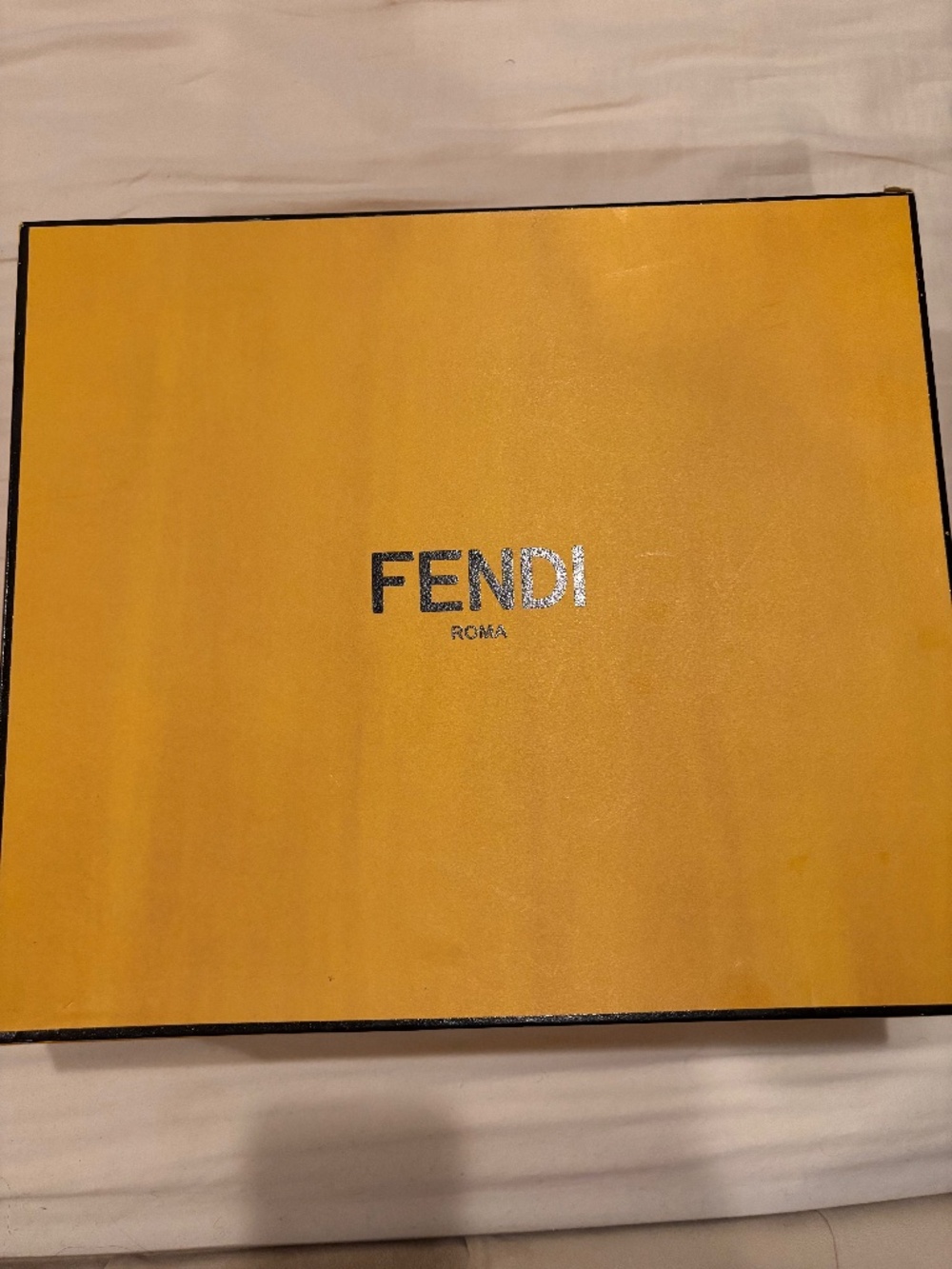 Fendi Leather Combat Boot with FF Cuff